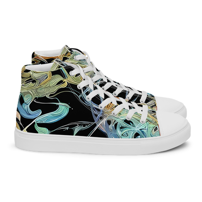 Men's High Top Canvas Shoes - Infinite Mist