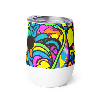 Wine Tumbler - Kaleidoscopic Flow