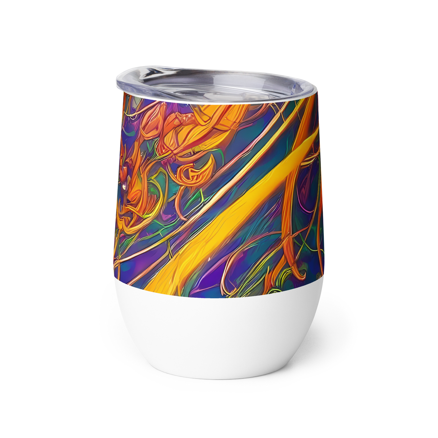 Wine Tumbler - Luminous Whirl