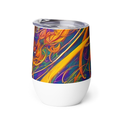 Wine Tumbler - Luminous Whirl