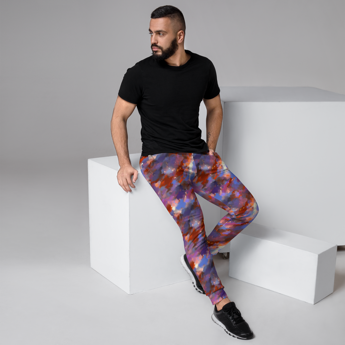 Men’s Joggers - Celestial Brushstroke