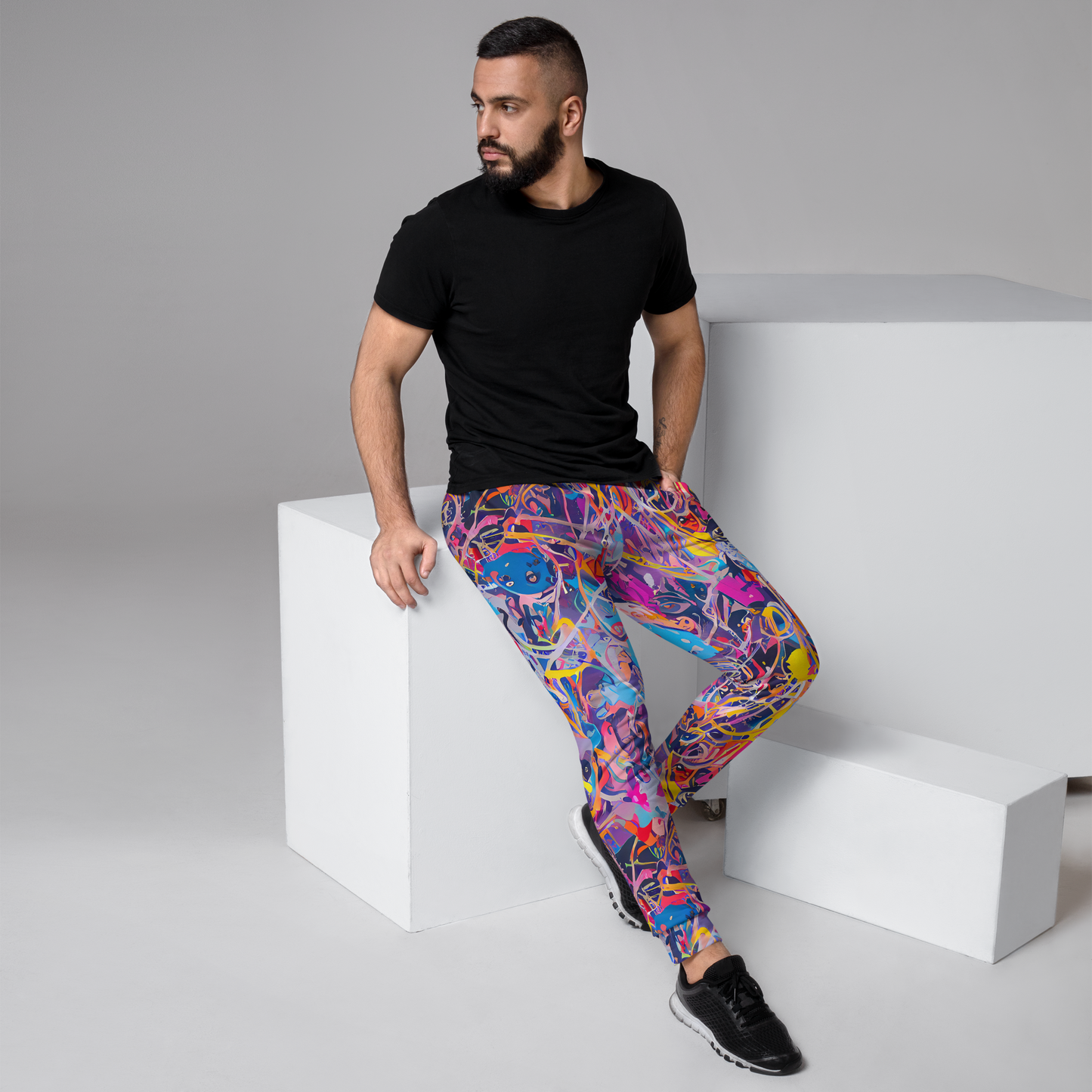 Men’s Joggers - Vibrant Fusion