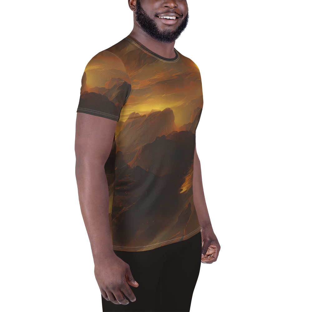 Men's Athletic T-Shirt - Sunset Shores