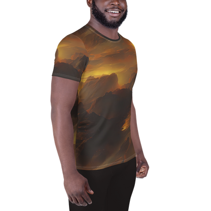 Men's Athletic T-Shirt - Sunset Shores