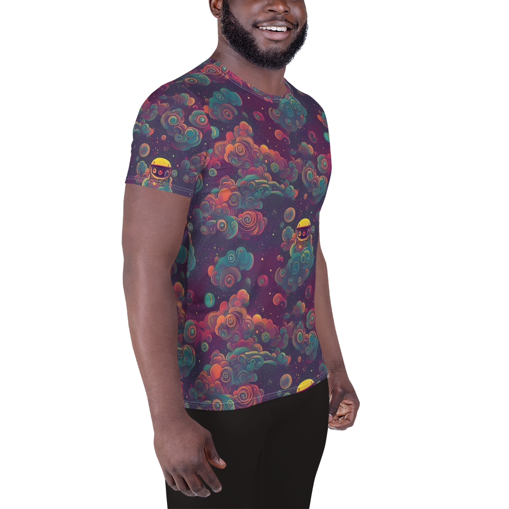 Men's Athletic T-Shirt - Nebula Dreamscape