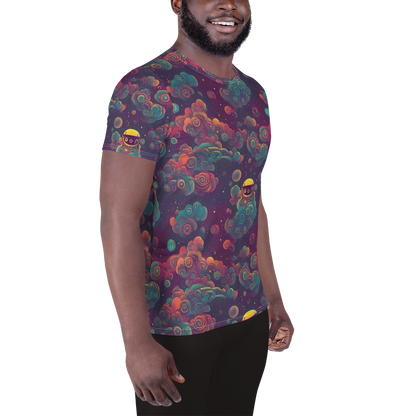 Men's Athletic T-Shirt - Nebula Dreamscape