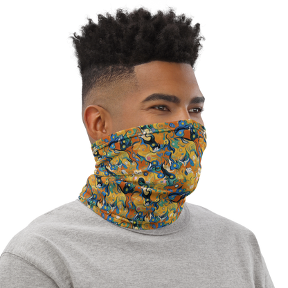 Neck Gaiter - Whimsical Feline Dance