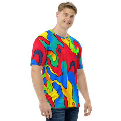 Men's Crew Neck T-Shirt - Splash of Joy