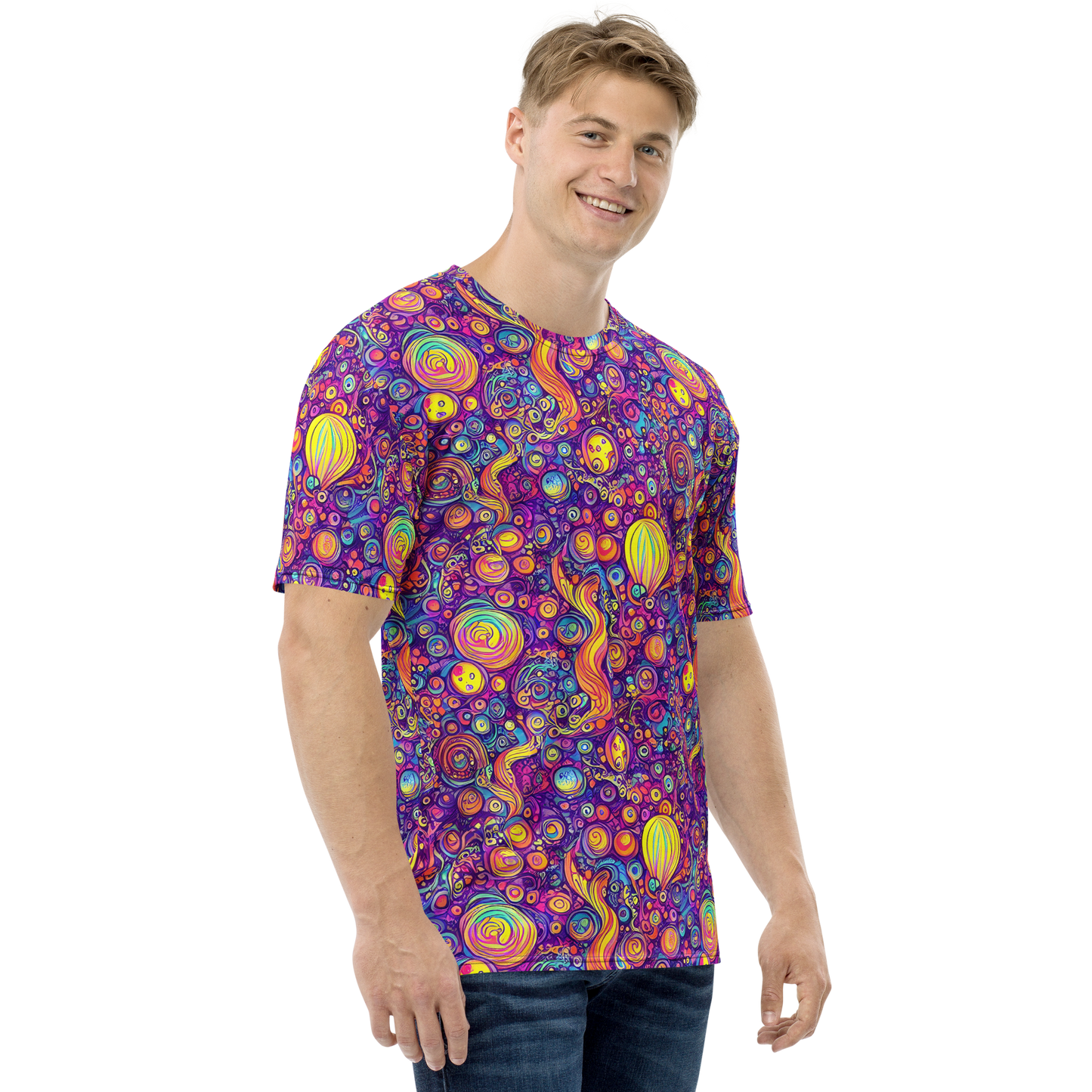 Men's Crew Neck T-Shirt - Festival of Whimsy