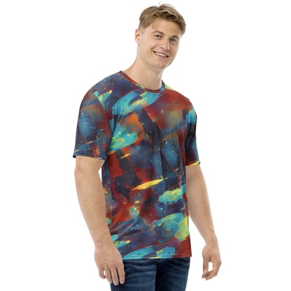 Men's Crew Neck T-Shirt - Journey Through Infinity