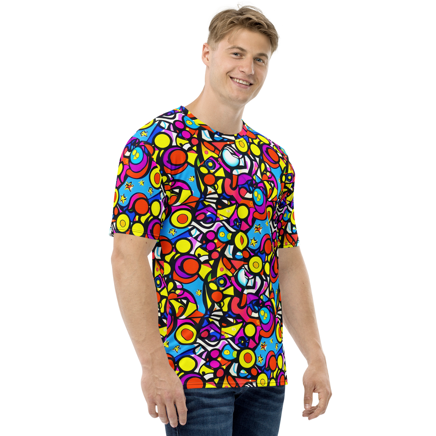 Men's Crew Neck T-Shirt - Eclectic Fantasy