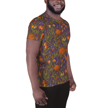 Men's Athletic T-Shirt - Botanical Nebula