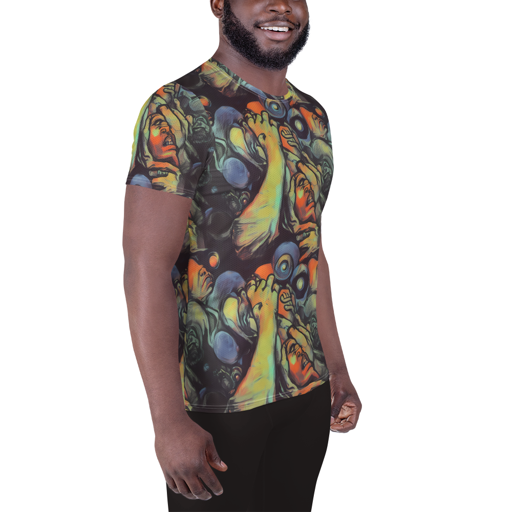 Men's Athletic T-Shirt - Cosmic Scream