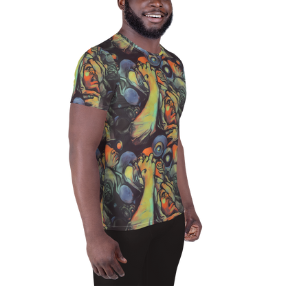 Men's Athletic T-Shirt - Cosmic Scream