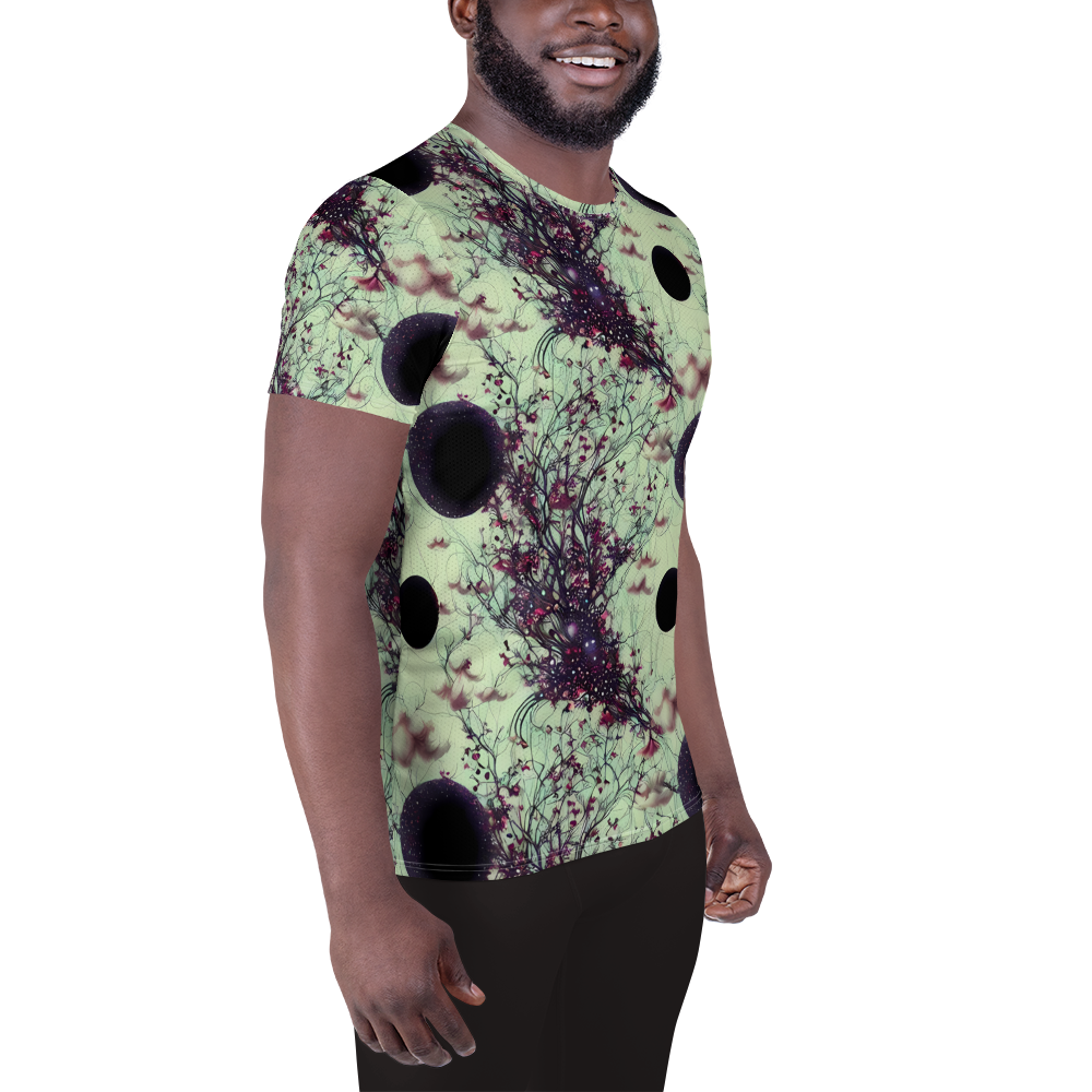 Men's Athletic T-Shirt - Celestial Bloom