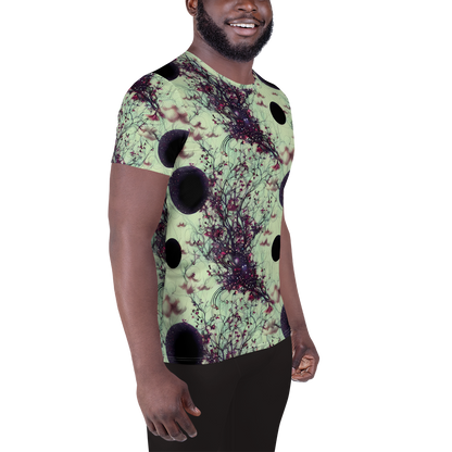 Men's Athletic T-Shirt - Celestial Bloom