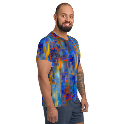 Men's Athletic T-Shirt - Neoplastique Flow