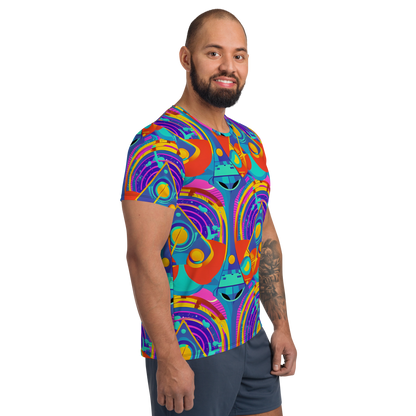 Men's Athletic T-Shirt - Blast of Color