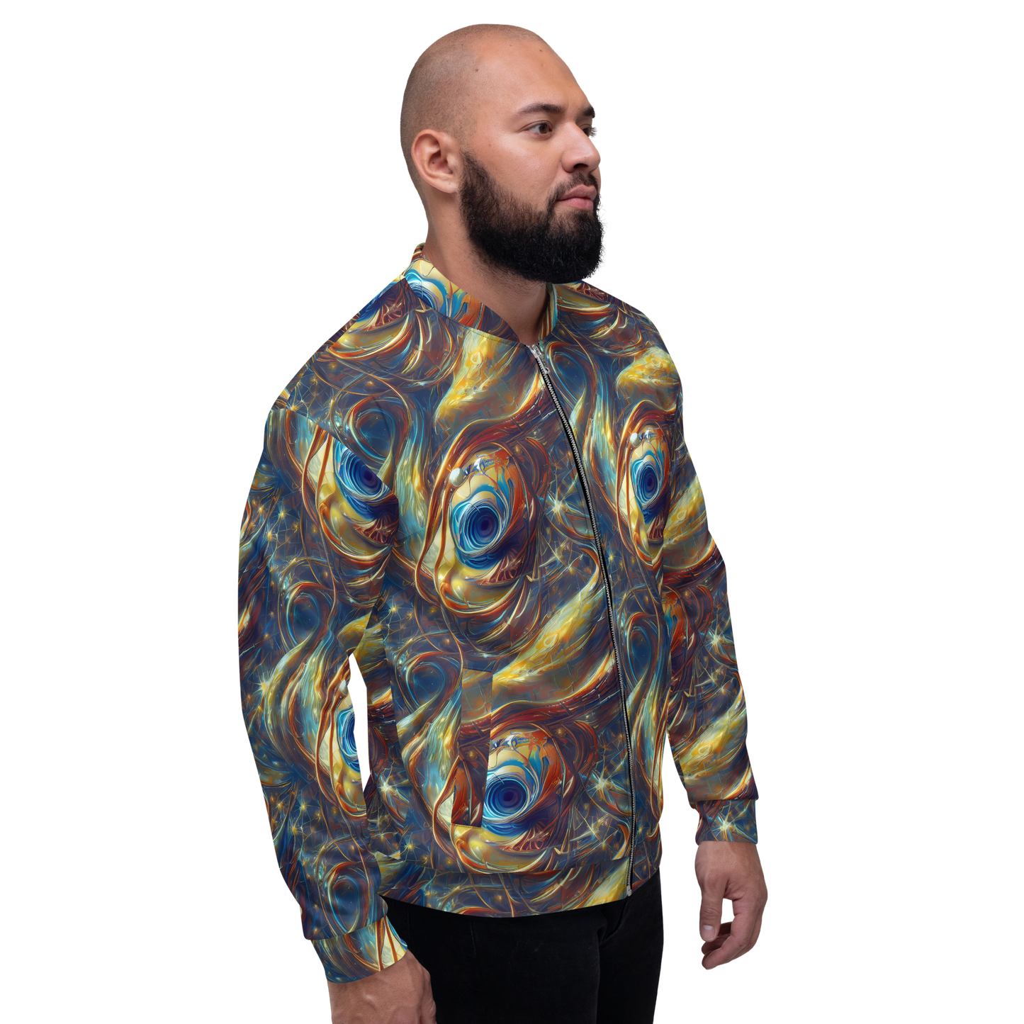 Bomber Jacket - Celestial Vortex