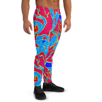 Men’s Joggers - Electric Bloom