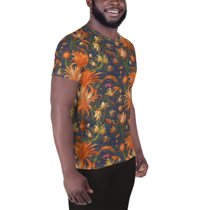 Men's Athletic T-Shirt - Stellar Blooms