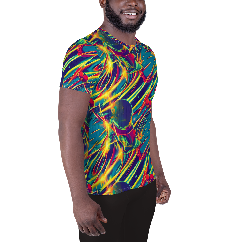 Men's Athletic T-Shirt - Cosmic Inferno