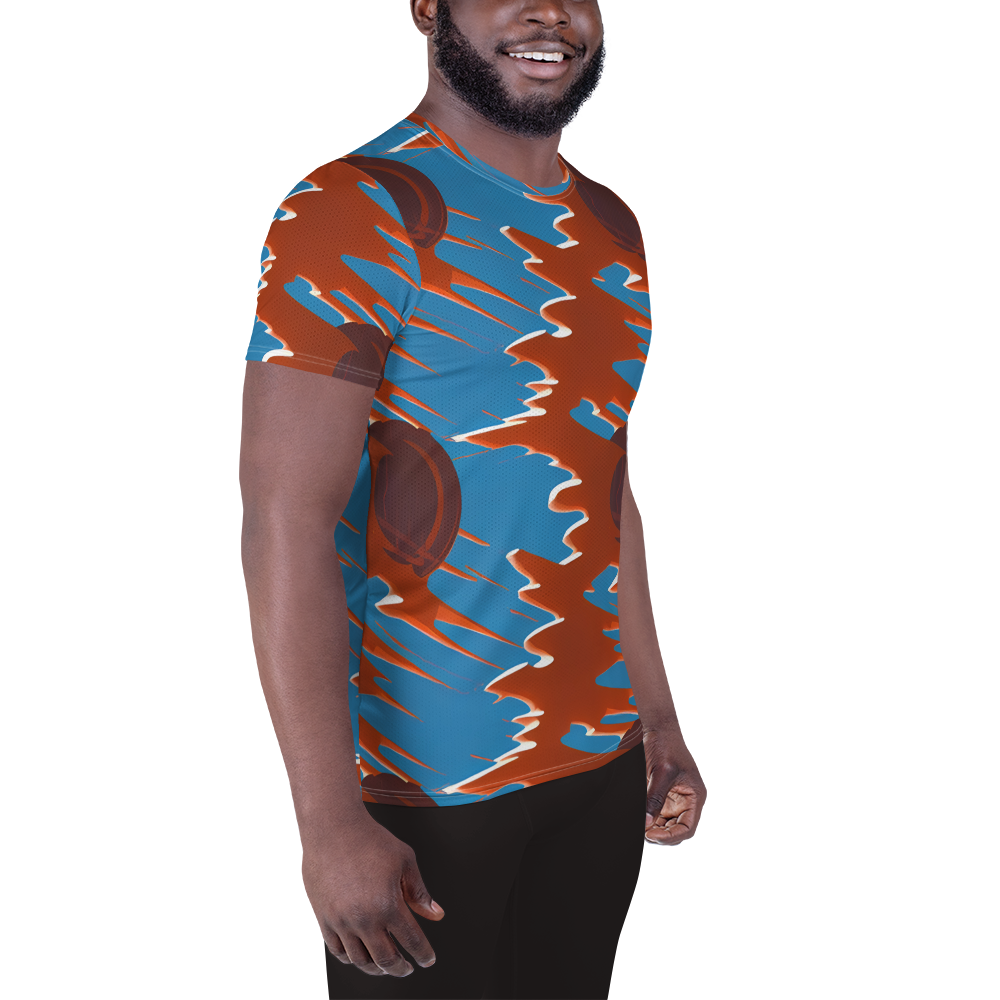 Men's Athletic T-Shirt - Desert Vortex