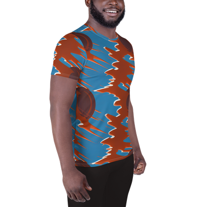 Men's Athletic T-Shirt - Desert Vortex