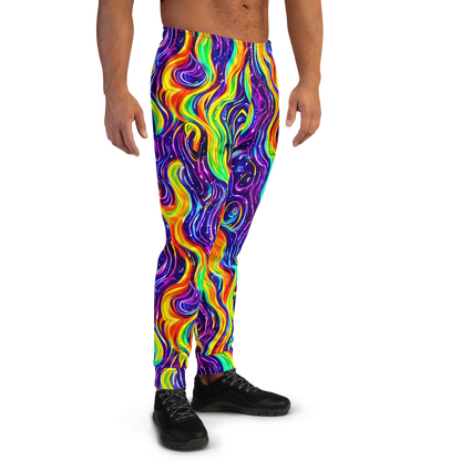 Men’s Joggers - Galactic Flames