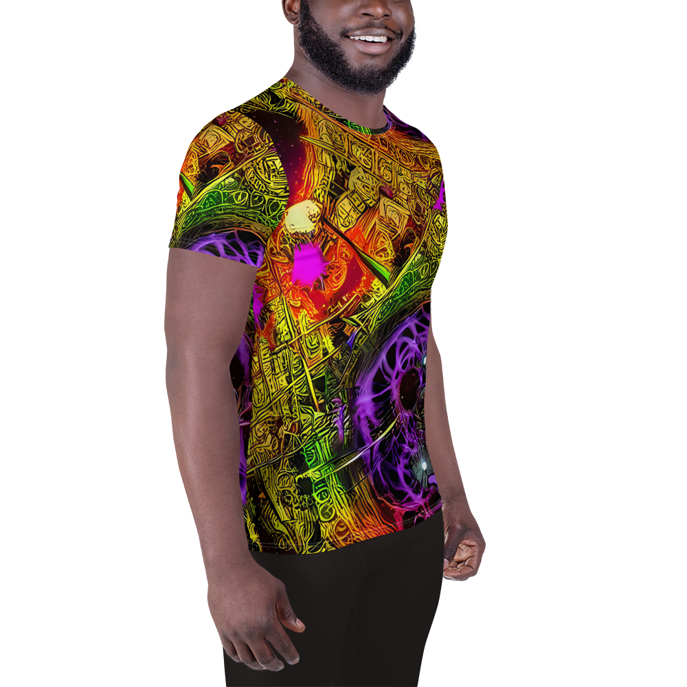 Men's Athletic T-Shirt - Neon Glyphworks