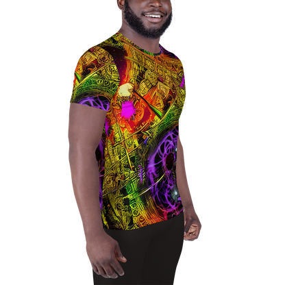 Men's Athletic T-Shirt - Neon Glyphworks