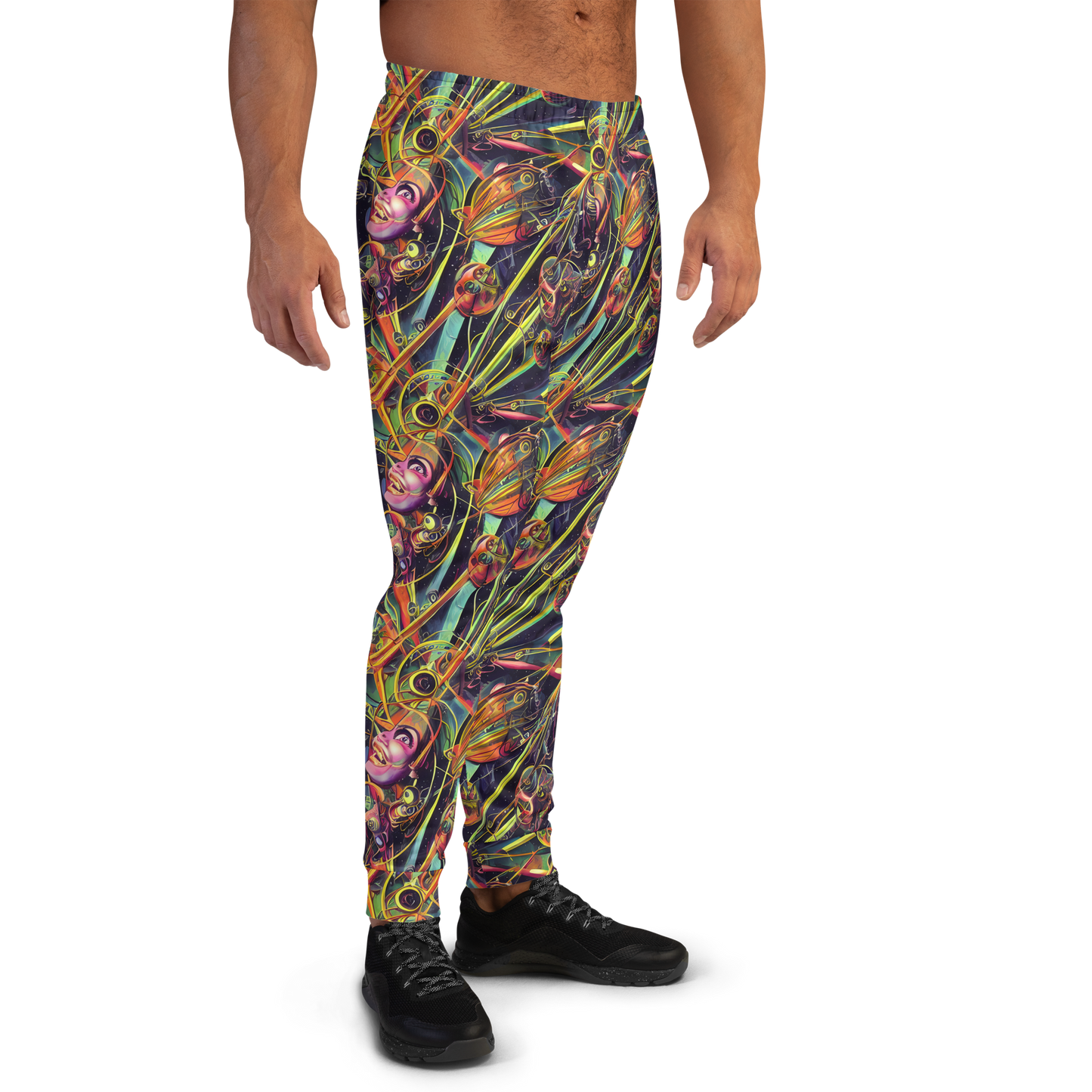 Men’s Joggers - Psychedelic Deep Space