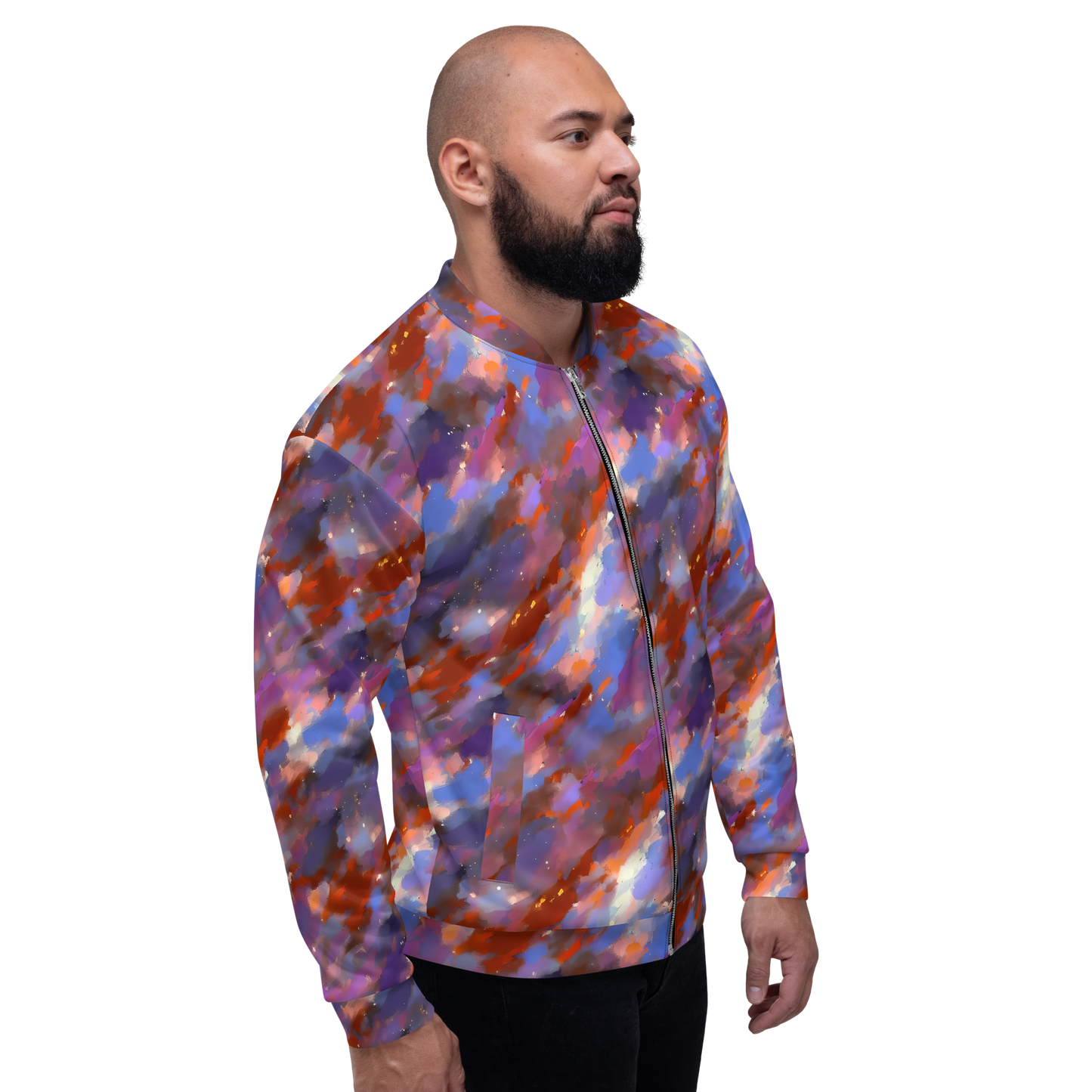 Bomber Jacket - Celestial Brushstroke