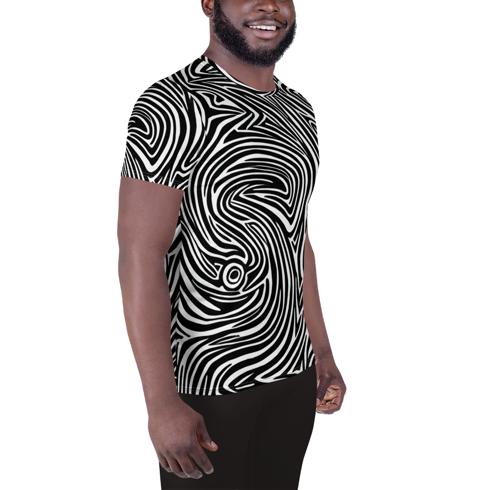 Men's Athletic T-Shirt - Vortex Veins