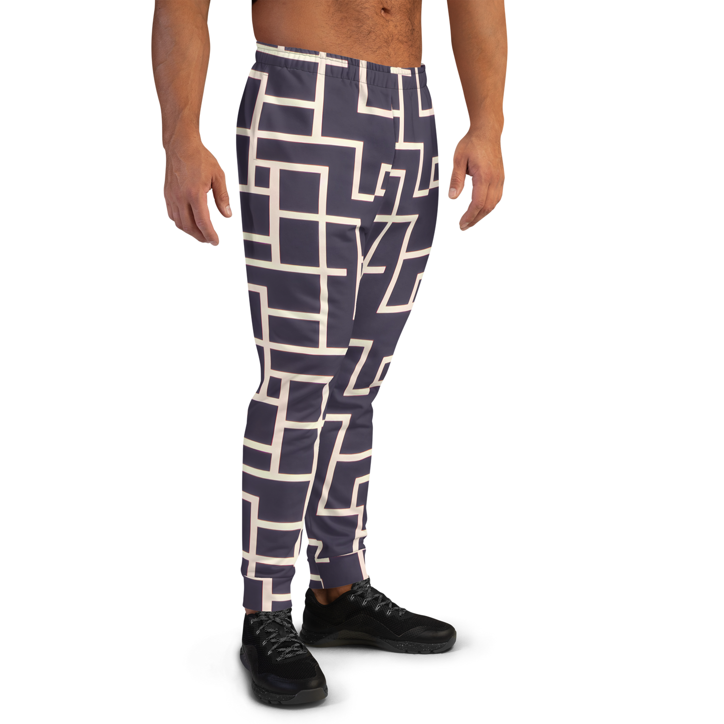 Men’s Joggers - Gilded Gridlock