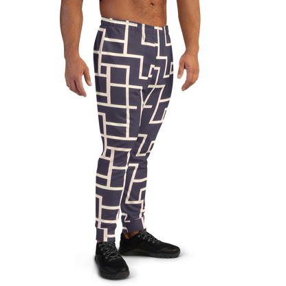 Men’s Joggers - Gilded Gridlock