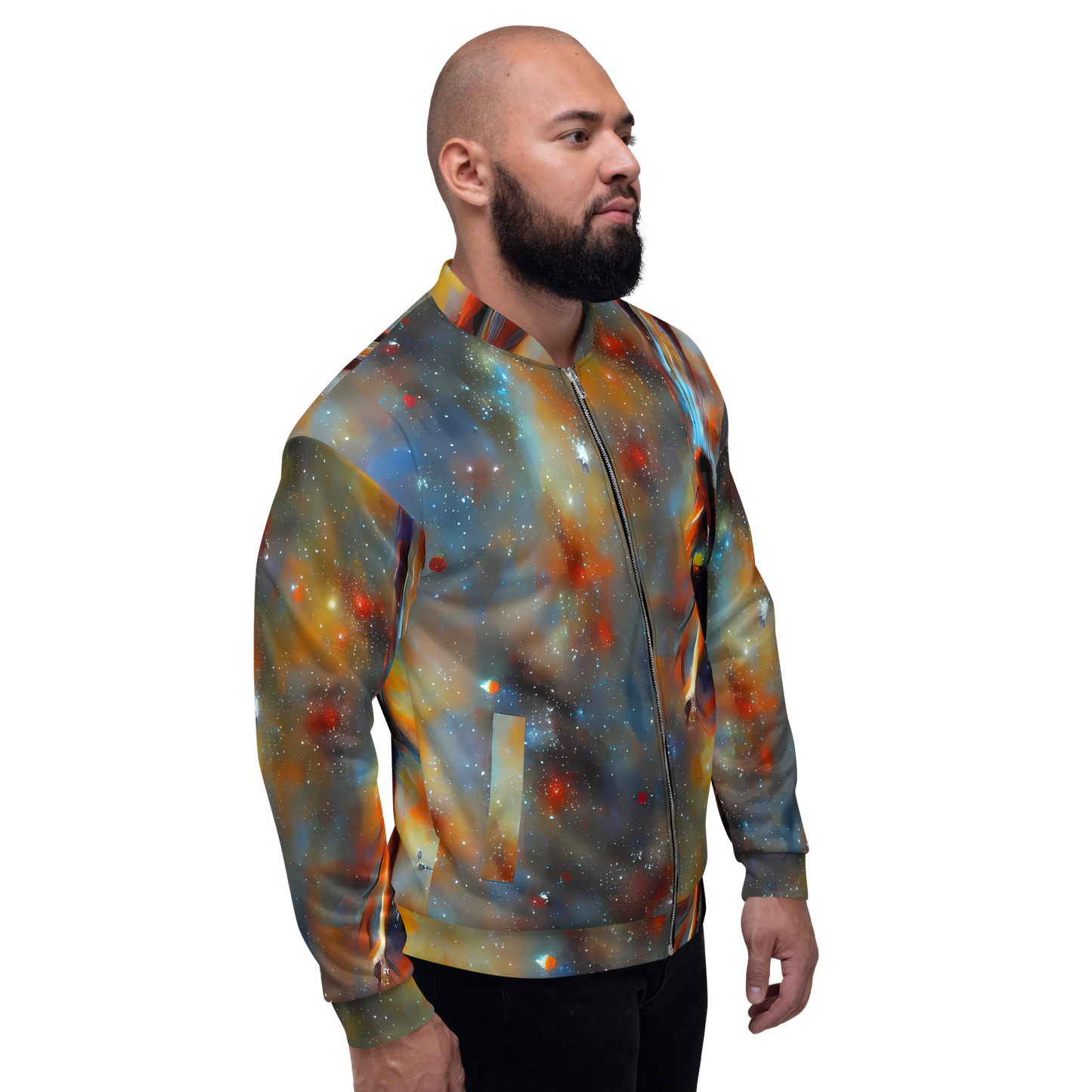 Bomber Jacket - Brush Nebula