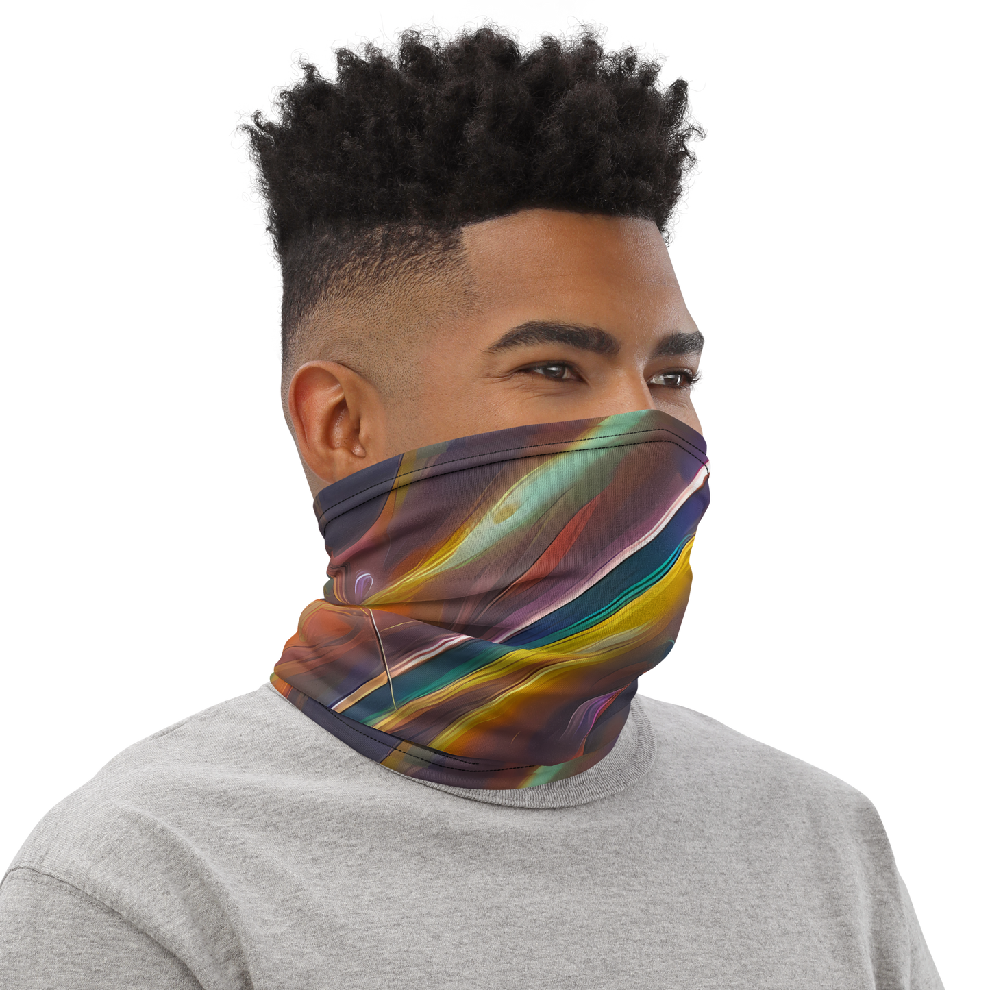 Neck Gaiter - Pre-Raphaelite Ripple