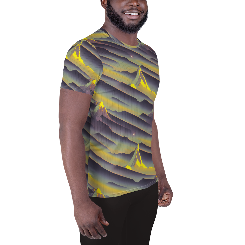 Men's Athletic T-Shirt - Surreal Summit