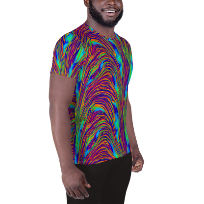 Men's Athletic T-Shirt - Lux Waves