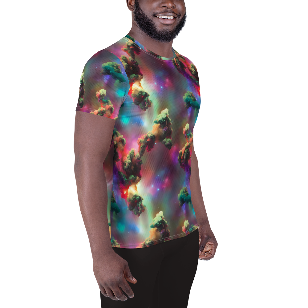Men's Athletic T-Shirt - Nebula Dreams