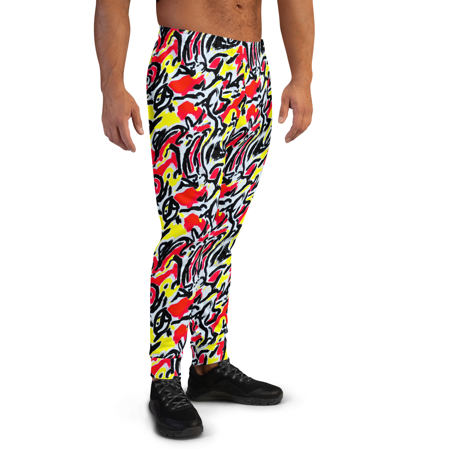 Men’s Joggers - Cosmic Brushstrokes