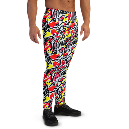 Men’s Joggers - Cosmic Brushstrokes