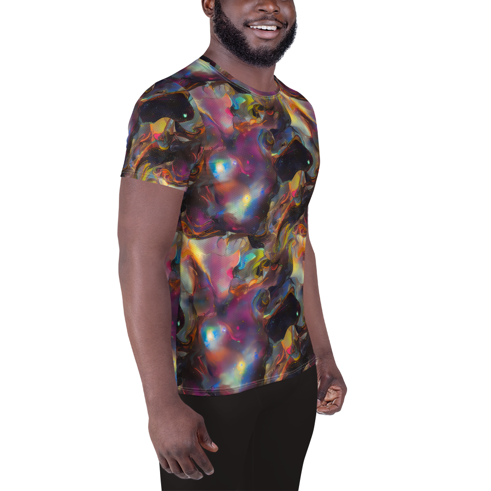 Men's Athletic T-Shirt - Cosmic Fusion