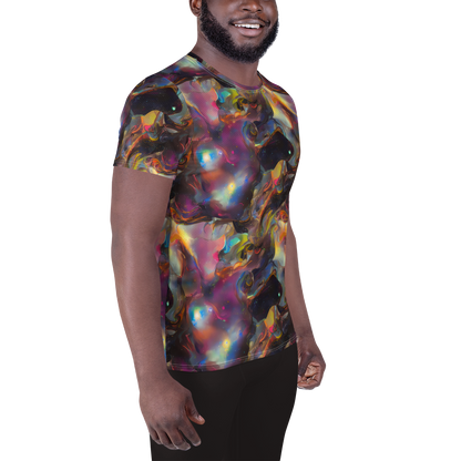 Men's Athletic T-Shirt - Cosmic Fusion