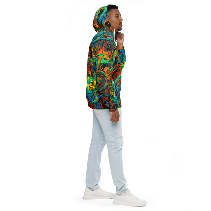 Men's Windbreaker - Flaming Mirage