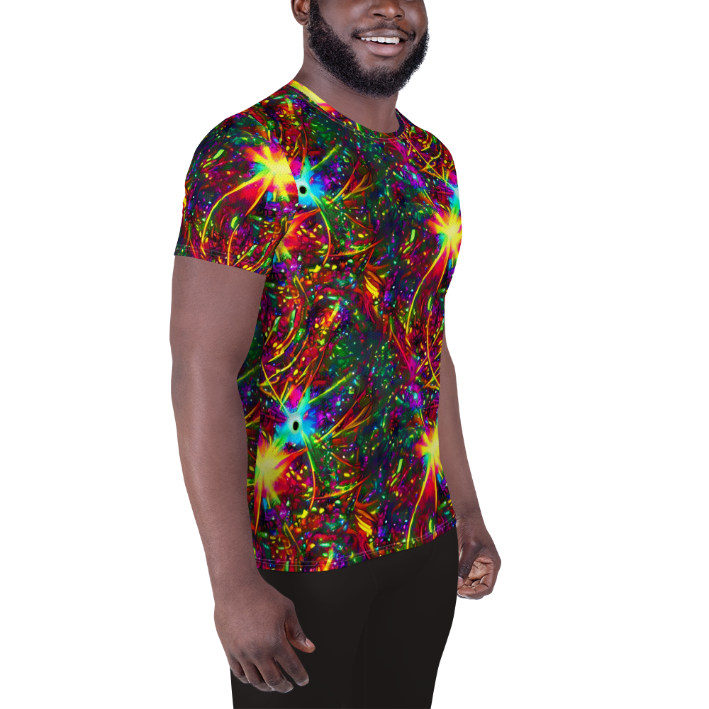 Men's Athletic T-Shirt - Stellar Burst