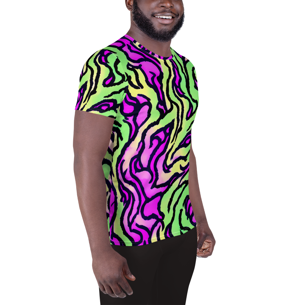 Men's Athletic T-Shirt - Mintchine Maze