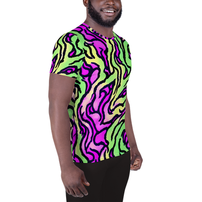 Men's Athletic T-Shirt - Mintchine Maze