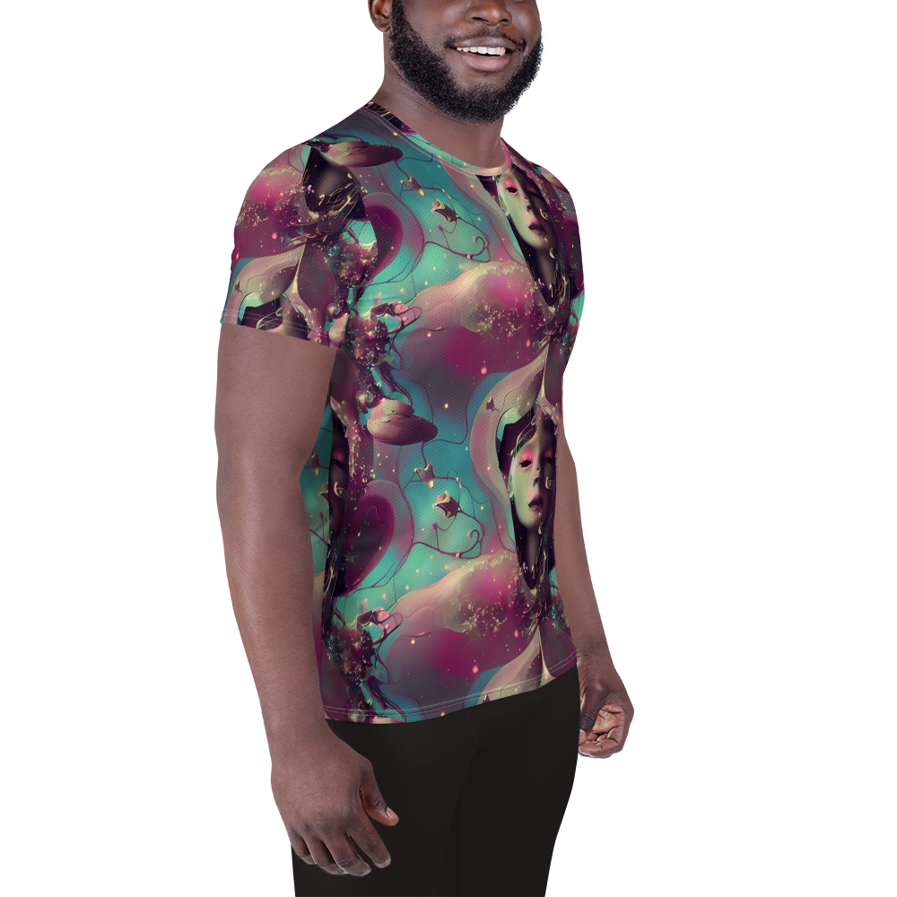 Men's Athletic T-Shirt - Nouveau Galaxy